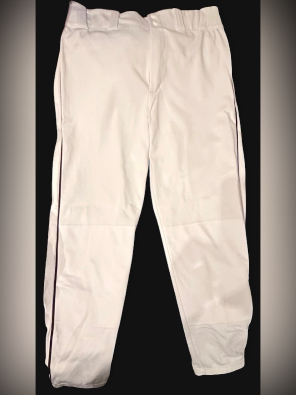 Dirty Mids White Athletic Baseball Pants size large